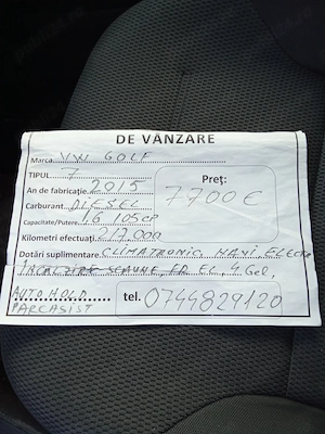 Volkswagen Golf 7 2015 - imagine 5