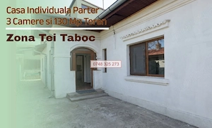 Casa Individuala Parter cu 3 Camere si 130 Mp Teren in Tei