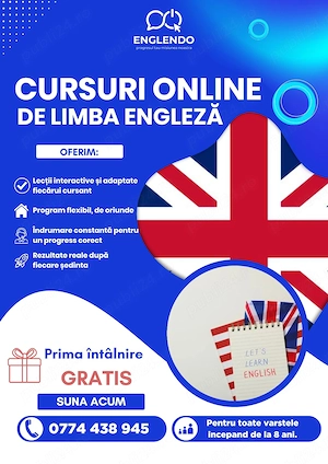 Meditatii si cursuri de limba engleza online