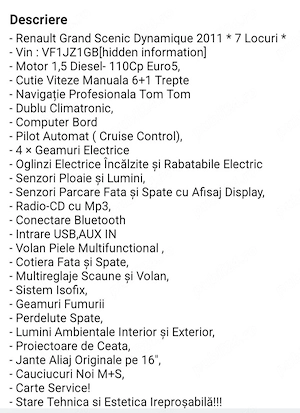 Renault grand scenic 3  - imagine 3