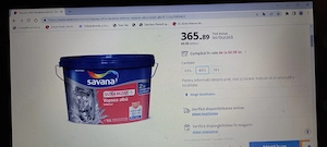 Vopsea ultra lavabila interior ,savana, 8,5 litri