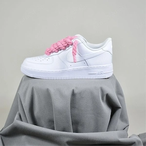 Pantofi Sport Air Force 1 Low Custom Rope Laces Roz 100% original