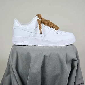 Pantofi Sport Nike Air Force 1 Low Custom Rope Laces Maro- Original
