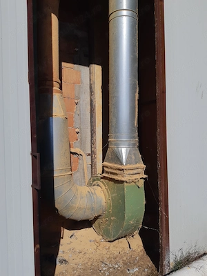 Aspirator pentru un atelier de tâmplărie