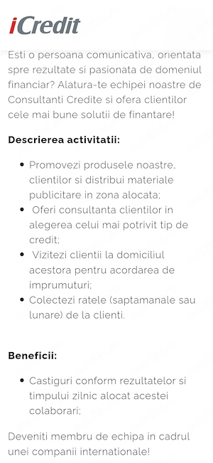 Cautam colegi in echipa icredit din Bucuresti si Ilfov - imagine 4