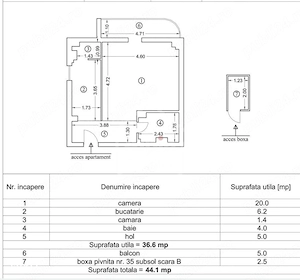 Inchiriez garsoniera spatioasa strada De Mijloc - imagine 8
