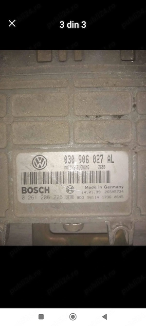 Calculator motor ECU Vw Lupo benzina ( 1998-2005 ) - imagine 3