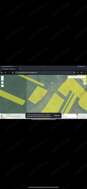 Teren 1 hectar la limita intravilanului