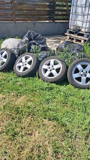 Vând set de jante originale chevrolet aveo cu caucicuri de vara  - imagine 5