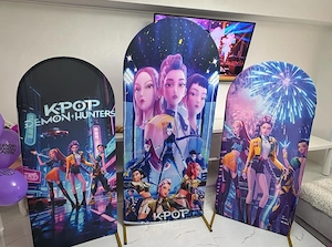 Decor evenimente, arcade baloane si fundaluri tematice