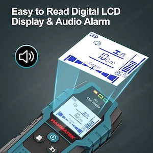 Detector 4 în 1 pentru Pereți   Scanner Electronic pentru Lemn, Metal, Țevi și Cabluri | HANMATEK SF - imagine 5