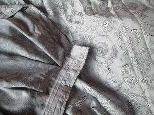 2 draperii   gri superbe  - imagine 2