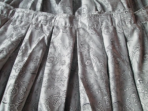 2 draperii   gri superbe  - imagine 3