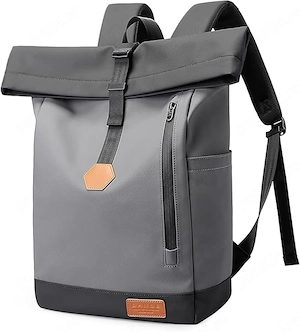 Rucsac BANGE Rolltop   Impermeabil, Capacitate Mare, Laptop 15.6 , Design Modern & Durabil - imagine 4