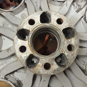 4 roti complete jante + anvelope Mercedes R16 - imagine 8