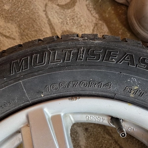 4 roti complete jante + anvelope Mercedes R16 - imagine 3