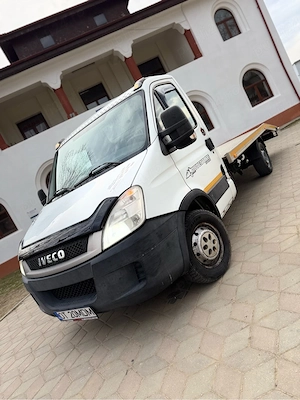 autoplatforma iveco daily 2011 motor 2.3 110cp platou aluminu perne de aer clima stationare  - imagine 4