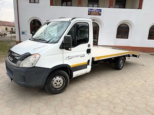 autoplatforma iveco daily 2011 motor 2.3 110cp platou aluminu perne de aer clima stationare  - imagine 6