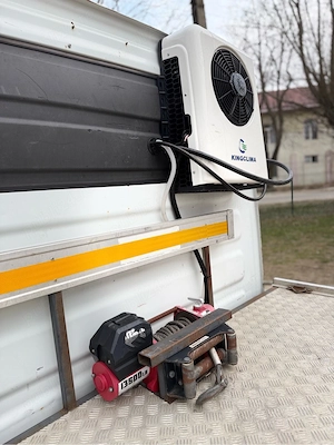 autoplatforma iveco daily 2011 motor 2.3 110cp platou aluminu perne de aer clima stationare  - imagine 9