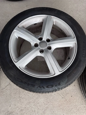 Set Jante Aliaj Originale Audi R19 model  S-line  + Anvelope Pirreli - imagine 5