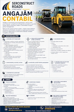 Serconstruct Roads angajeaza CONTABIL - imagine 2