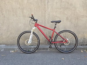 Mountainbike 26", furca Rockshox Reba 100mm cu blocare, roti Mavic Crossride, SRAM x7 2x9, foi si pi