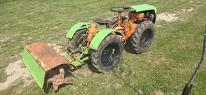 Tractor Articulat 4x4 Pascuali cu freza - imagine 3