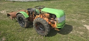 Tractor Articulat 4x4 Pascuali cu freza
