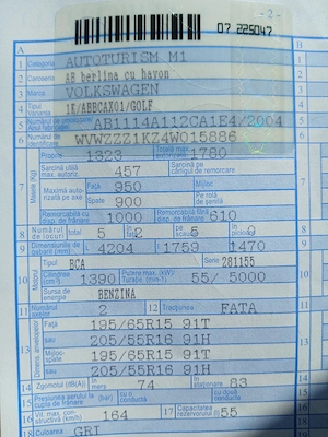 Vand Golf 5 1,4 mpi benzina - imagine 9