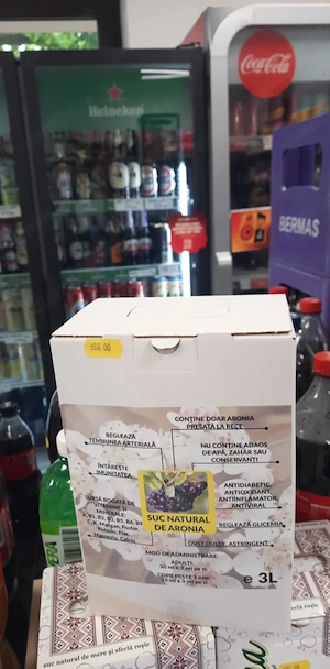 Suc de Aronia bio in 3l de vanzare 