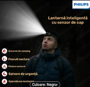 Lanterna de cap philips - imagine 4