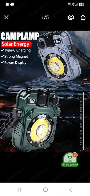 proiector portabil pescuit camping etc - imagine 4