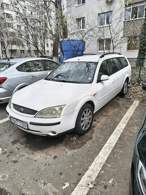 Ford Mondeo 2003 1998 cm cubi brek alb 220 000 km perfect funcțională fara accident preț 1400 euro - imagine 4