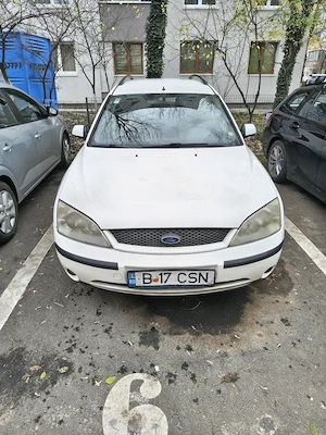 Ford Mondeo 2003 1998 cm cubi brek alb 220 000 km perfect funcțională fara accident preț 1400 euro - imagine 5