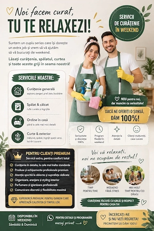 Servicii de curațenie     