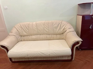canapea extensibilă și fotolii