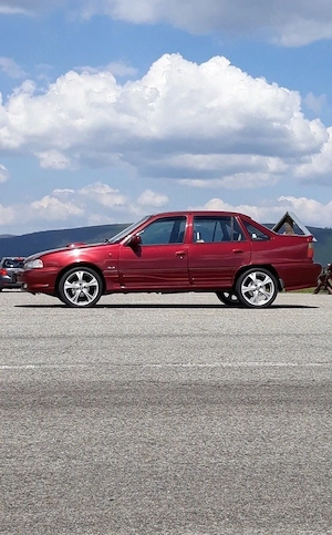 Jante Alutec R17 4X100, cu anvelope vară 215/40/17 noi DOT 2024, Dacia/Opel/Chevrolet/Daewoo etc.