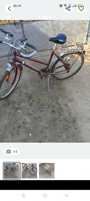 Bicicleta de vânzare preț 90 LEI COM PĂULIȘ JUD ARAD  - imagine 2