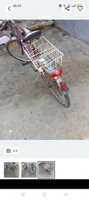 Bicicleta de vânzare preț 90 LEI COM PĂULIȘ JUD ARAD 