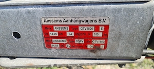 Remorca 1200kg, franata  cat B - imagine 4