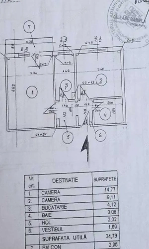 Apartament 2 camere. Decomandat. Brancoveanu. - imagine 7