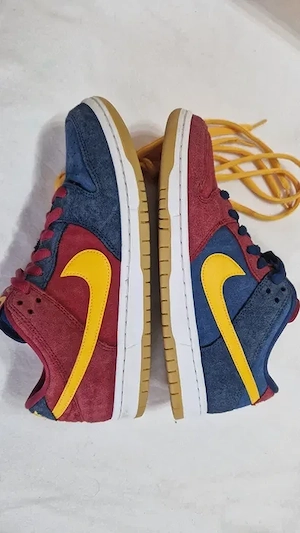 Nike SB Dunk Low Pro PRM "Barcelona", piele întoarsă, mărime 41 - imagine 2