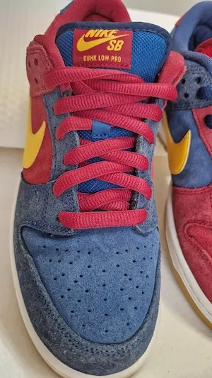 Nike SB Dunk Low Pro PRM "Barcelona", piele întoarsă, mărime 41 - imagine 4