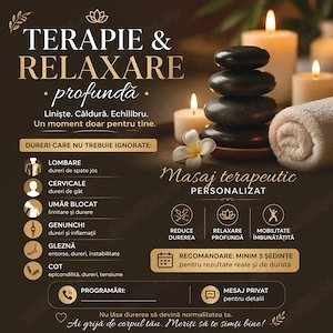 Masaj Terapeutic si Masaj de relaxare La domiciliu 