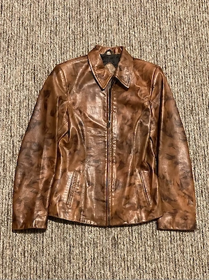 Haina scurta din piele de ovina, marimea S