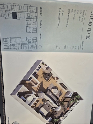 Cesionez apartament 2 camere tip studio - imagine 2