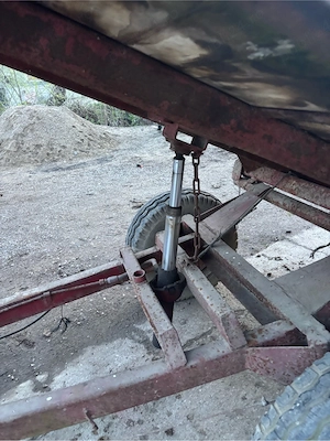 compresor remorca basculabila kipper plug masina de scos  cartofi  - imagine 4