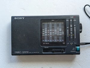 Radio SONY ICF-SW10, receptor portabil world receiver 12 benzi, de colectie