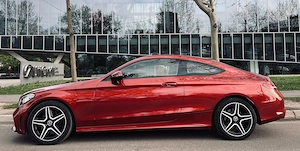 Mercedes-Benz C300 Coupe M-Hybrid 258 CP, AMG, Trapa Panoramica, 9G-Tronic, Full, stare perfecta! - imagine 2