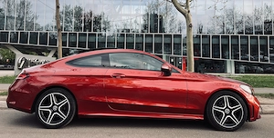 Mercedes-Benz C300 Coupe M-Hybrid 258 CP, AMG, Trapa Panoramica, 9G-Tronic, Full, stare perfecta! - imagine 3